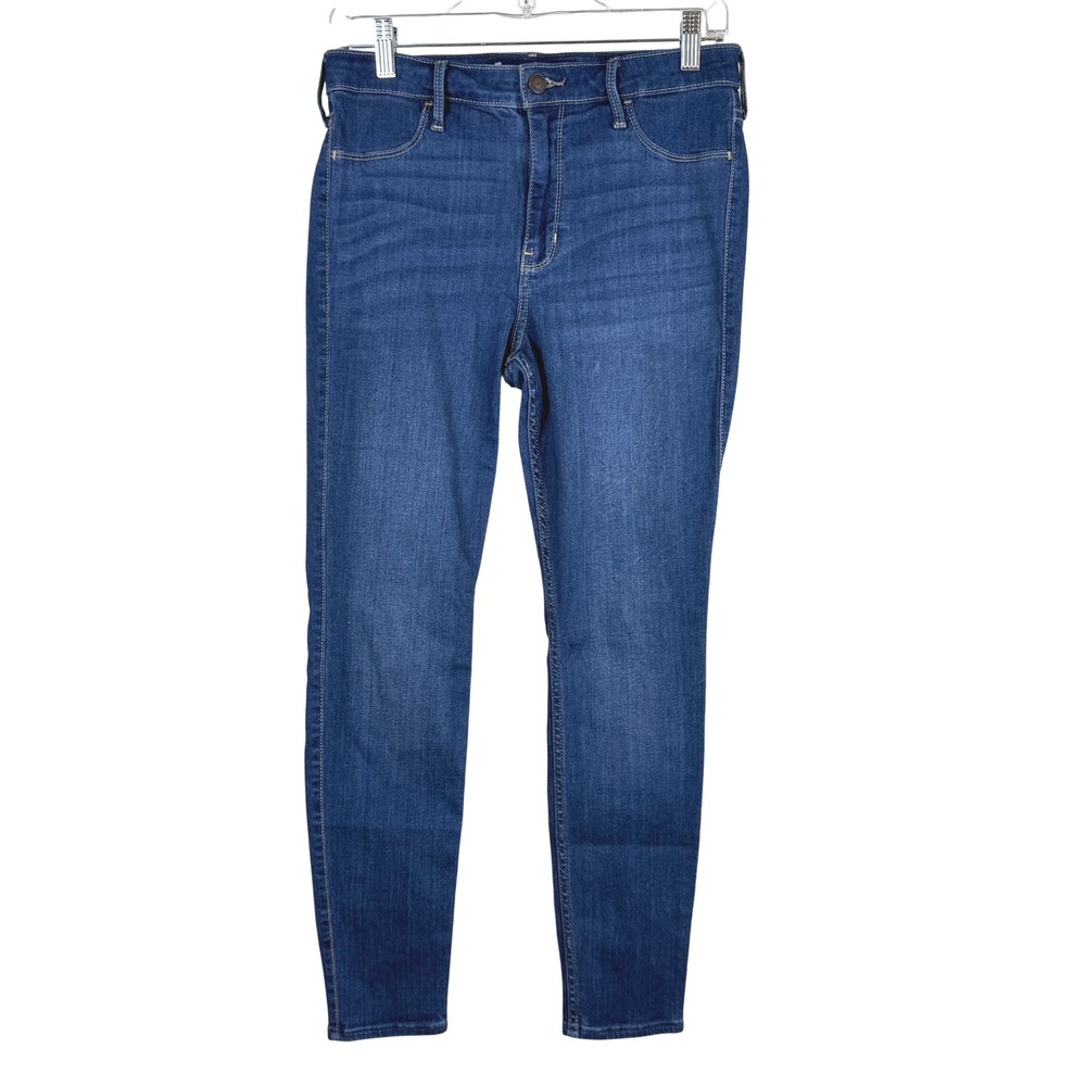 Hollister Jean Legging Women 11R Blue High Rise Advanced Stretch Skinny Denim